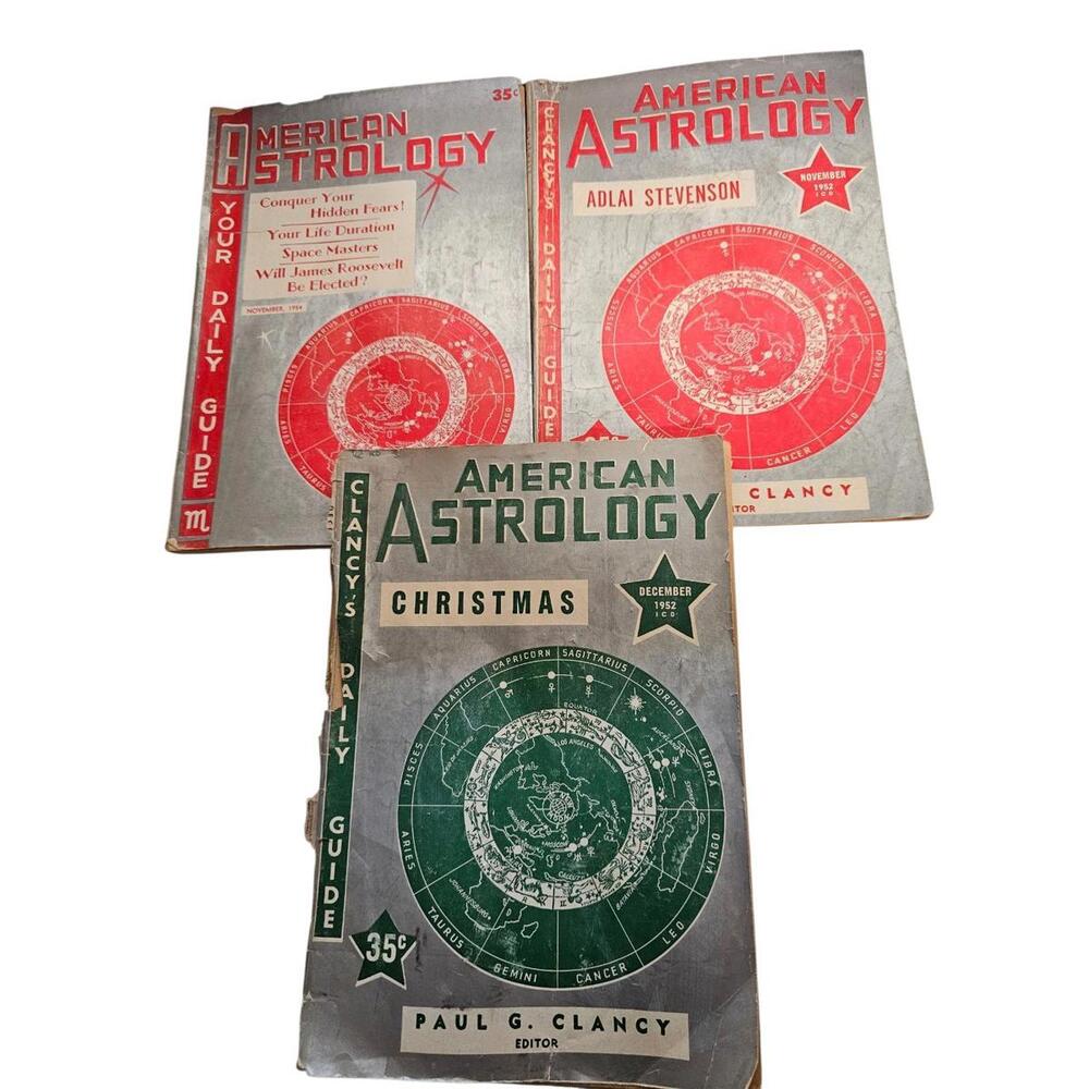 American Astrology‎ - Your Daily Guide - NOV 1954, Nov 1952, Dec 1952